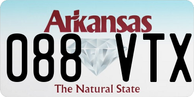 AR license plate 088VTX
