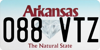 AR license plate 088VTZ