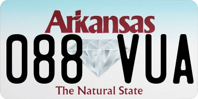 AR license plate 088VUA