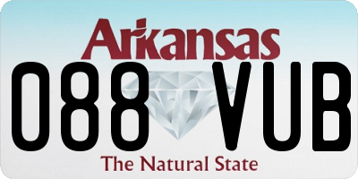 AR license plate 088VUB