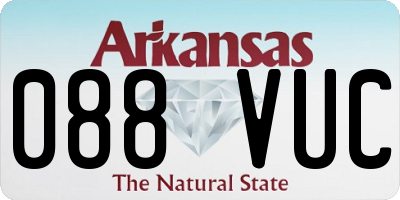 AR license plate 088VUC