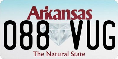 AR license plate 088VUG