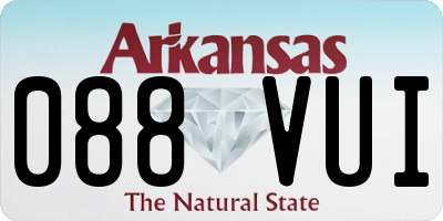 AR license plate 088VUI