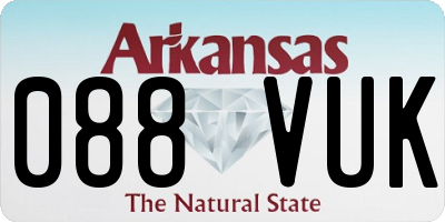 AR license plate 088VUK