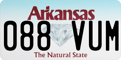 AR license plate 088VUM