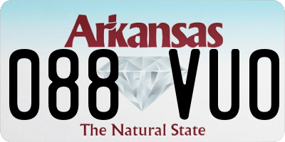 AR license plate 088VUO
