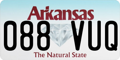 AR license plate 088VUQ