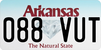 AR license plate 088VUT