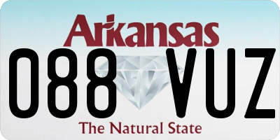 AR license plate 088VUZ
