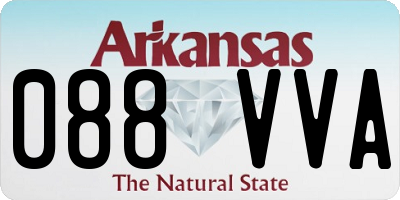 AR license plate 088VVA