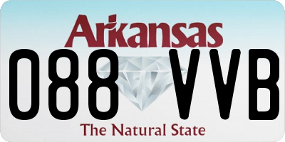 AR license plate 088VVB