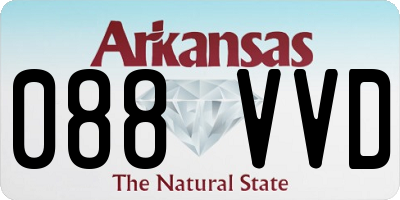 AR license plate 088VVD