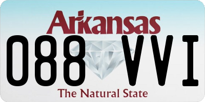AR license plate 088VVI