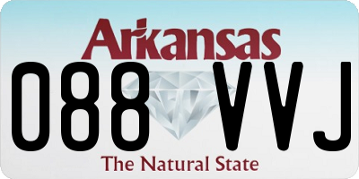 AR license plate 088VVJ