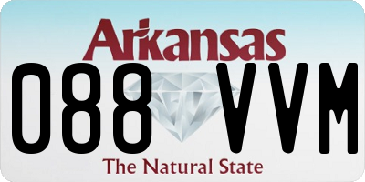 AR license plate 088VVM