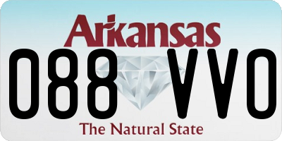 AR license plate 088VVO