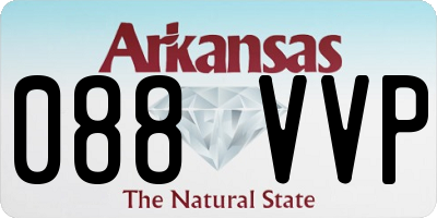 AR license plate 088VVP