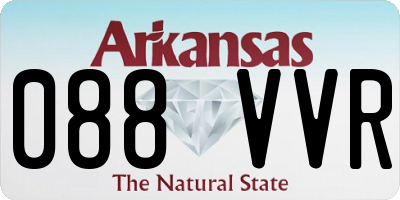 AR license plate 088VVR