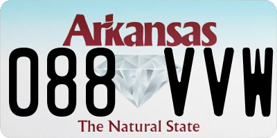 AR license plate 088VVW