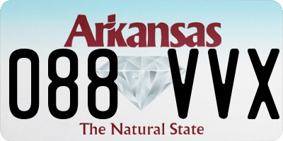 AR license plate 088VVX