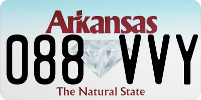 AR license plate 088VVY