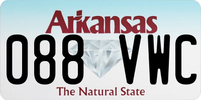 AR license plate 088VWC