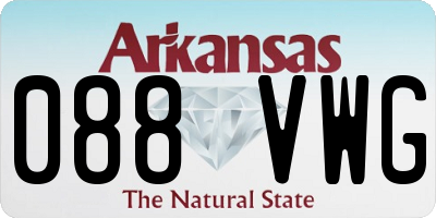 AR license plate 088VWG