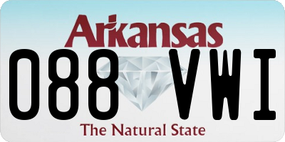 AR license plate 088VWI