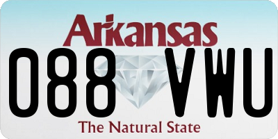 AR license plate 088VWU