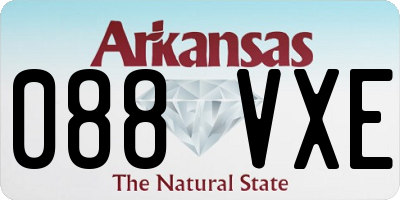 AR license plate 088VXE