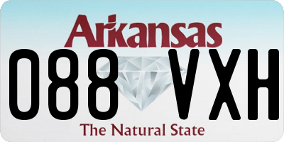 AR license plate 088VXH