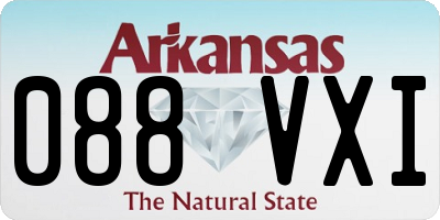 AR license plate 088VXI