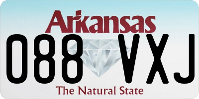 AR license plate 088VXJ