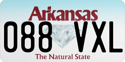 AR license plate 088VXL