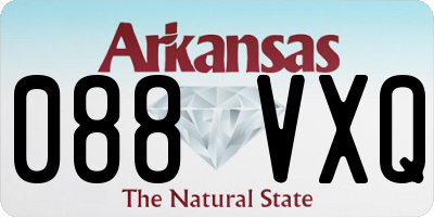 AR license plate 088VXQ