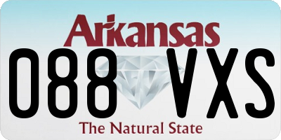 AR license plate 088VXS