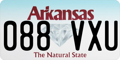 AR license plate 088VXU