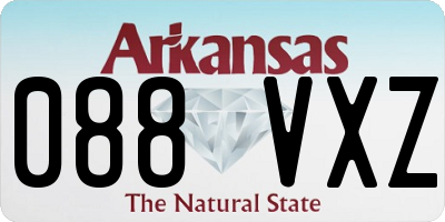 AR license plate 088VXZ