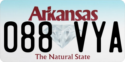 AR license plate 088VYA