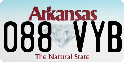 AR license plate 088VYB