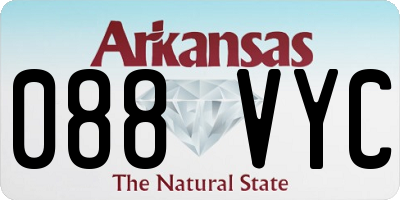 AR license plate 088VYC