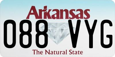 AR license plate 088VYG