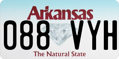 AR license plate 088VYH