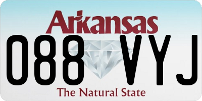 AR license plate 088VYJ