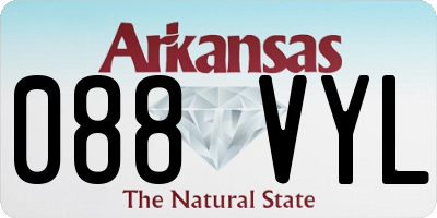 AR license plate 088VYL