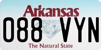AR license plate 088VYN