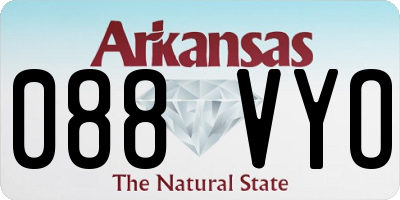 AR license plate 088VYO
