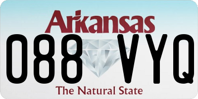 AR license plate 088VYQ