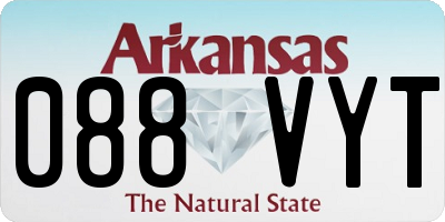 AR license plate 088VYT