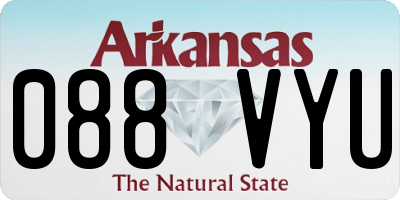 AR license plate 088VYU